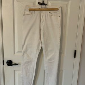 Loft white jeans!